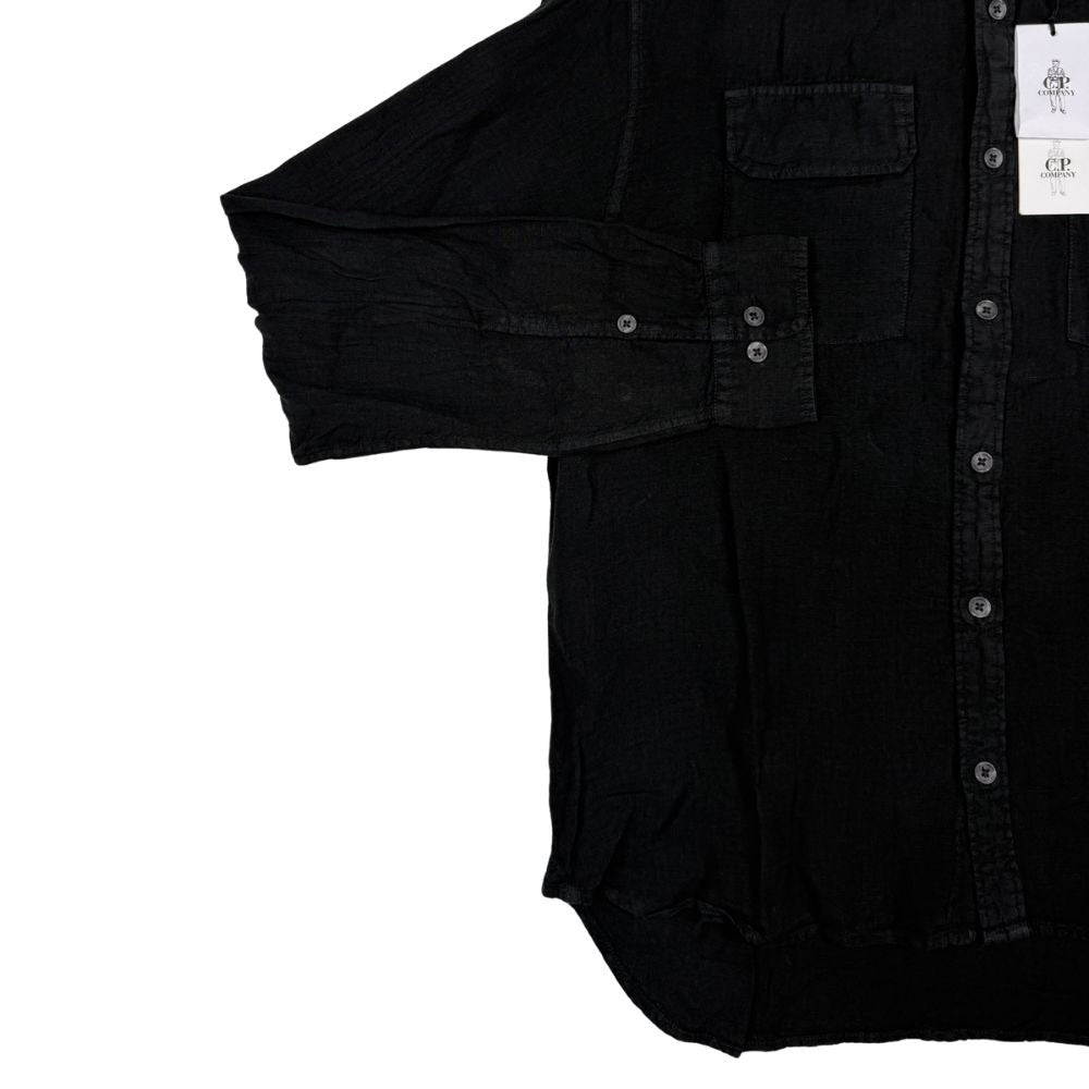 CAMISA DE LINO LONG SLEEVE C.P. COMPANY - talla XL