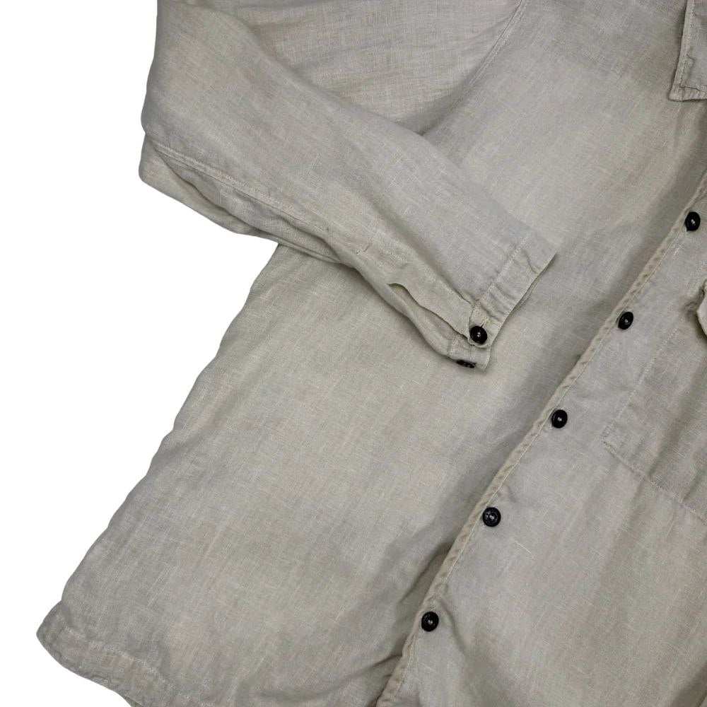 STONE ISLAND CAMISA MANGA LARGA DE LINO STONE ISLAND - talla M